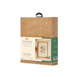 Kit broderie point de croix Chemin forestier