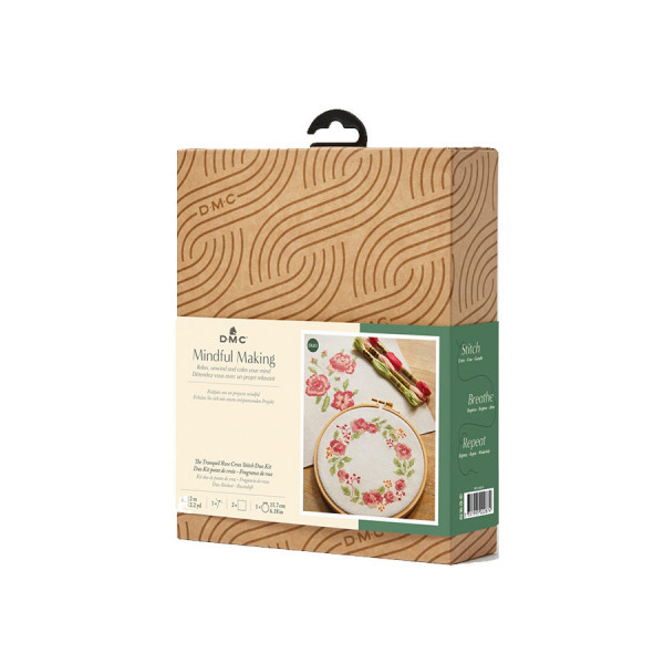 Kit broderie point de croix Fragrance de rose