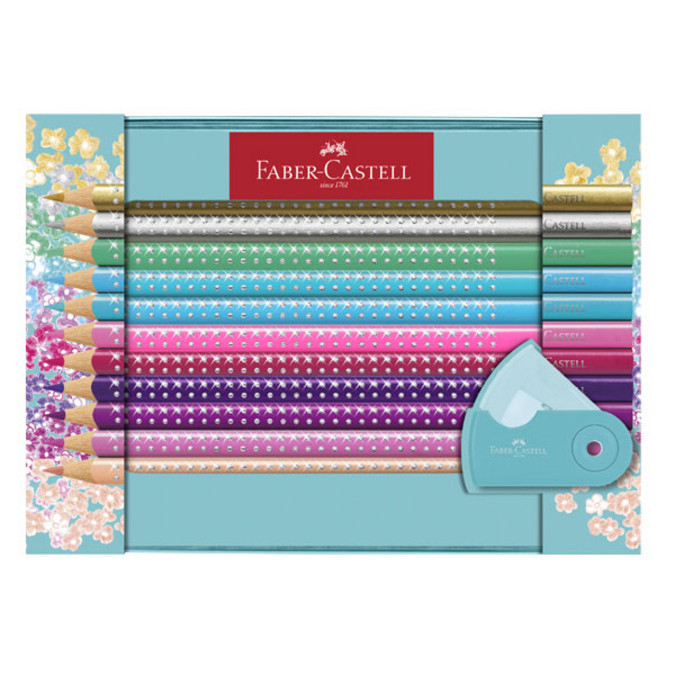 Crayons de couleur Faber-Castell SPARKLE