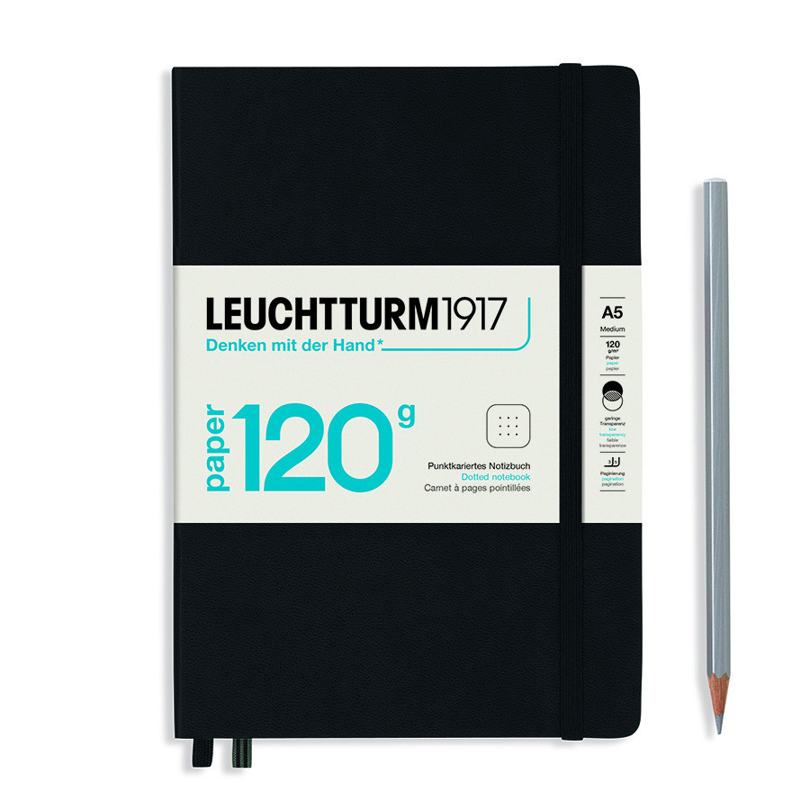 Carnet Edition 120G Pointillé A5 Noir