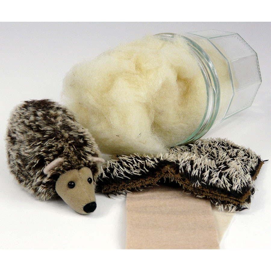 Kit de fabrication Hérisson en peluche - Scrapmalin