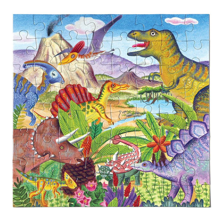 Puzzle Île des dinosaures 64 pièces