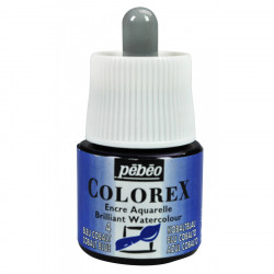 Encre aquarelle Colorex 45ml 04 - Bleu cobalt