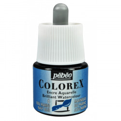 Encre aquarelle Colorex 45ml 06 - Bleu marine