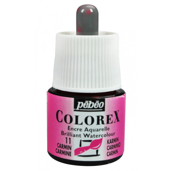 Encre aquarelle Colorex 45ml 11 - Carmin