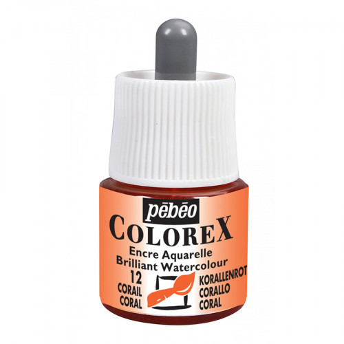 Encre aquarelle Colorex 45ml 12 - Carthame