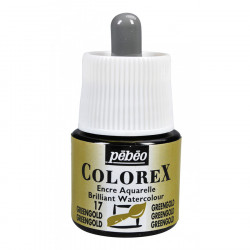 Encre aquarelle Colorex 45ml 17 - Greengold