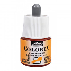 Encre aquarelle Colorex 45ml 21 - Jaune foncé