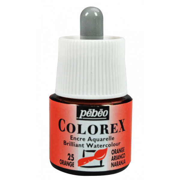 Encre aquarelle Colorex 45ml 25 - Orange