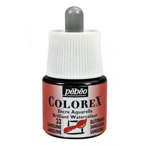 Encre aquarelle Colorex 45ml 33 - Sanguine