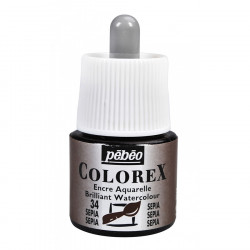 Encre aquarelle Colorex 45ml 34 - Sépia