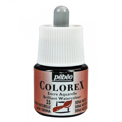 Encre aquarelle Colorex 45ml 35 - Sienne naturelle