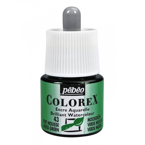 Encre aquarelle Colorex 45ml 43 - Vert mousse