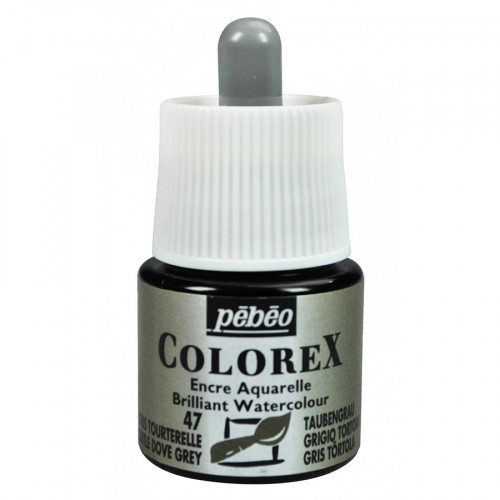Encre aquarelle Colorex 45ml 47 - Gris tourterelle