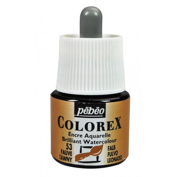 Encre aquarelle Colorex 45ml 53 - Fauve