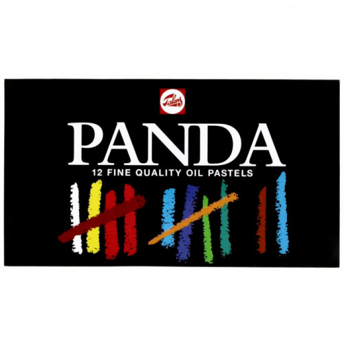 Boîte de 12 pastels gras Panda