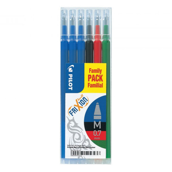 12 PCS Stylo Effacables,0.5mm Stylo Bille Effacable,6 Bleu et 6