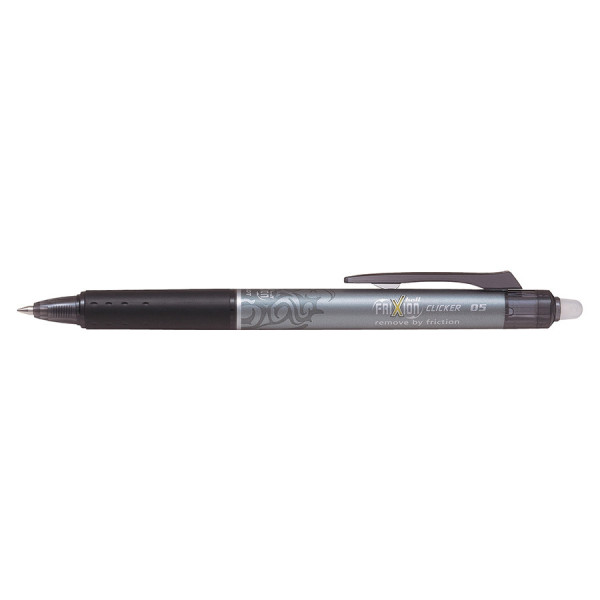 Stylo roller Frixion Clicker pointe fine 05 Noir