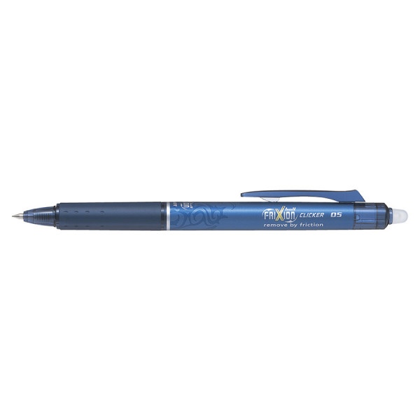 Stylo roller Frixion Clicker pointe fine 05 Bleu nuit