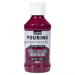 Peinture acrylique Pouring Expérience 118 ml Magenta foncé