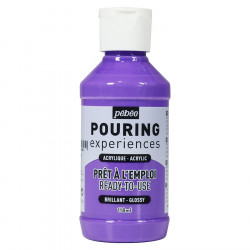 Peinture acrylique Pouring Expérience 118 ml Violet clair