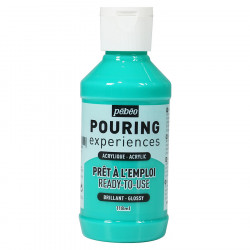 Peinture acrylique Pouring Expérience 118 ml Vert eau