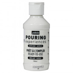Peinture acrylique Pouring Expérience 118 ml Blanc de titane