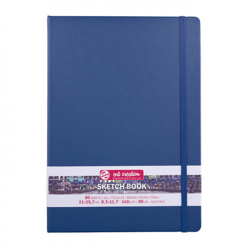 Carnet de notes A5 Spectrum avec pages blanches