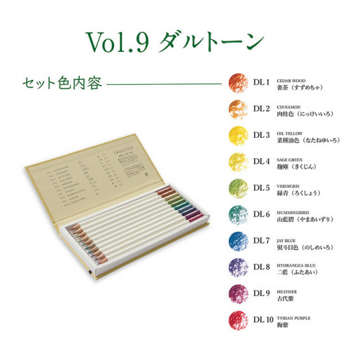 Crayon de couleur Irojiten set Seascape 30 pcs