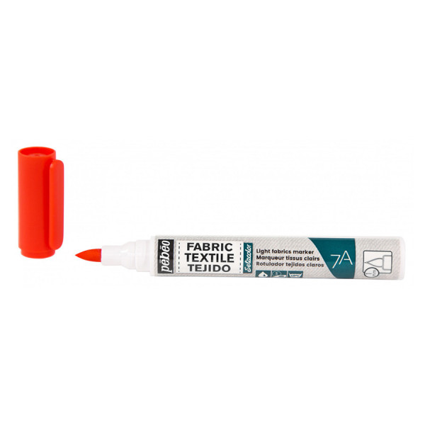 Marqueur textile Tissus clairs 7A 404 Rouge