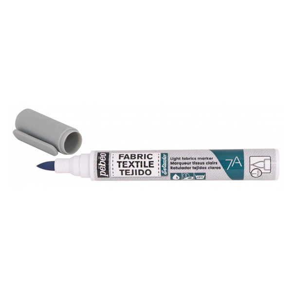Marqueur textile Tissus clairs 7A 413 Gris