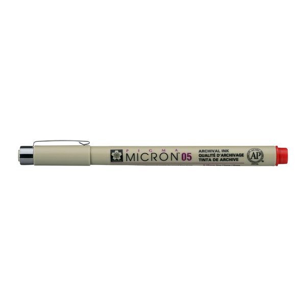 Feutre Pigma Micron 0.5 (0,45 mm) Rouge