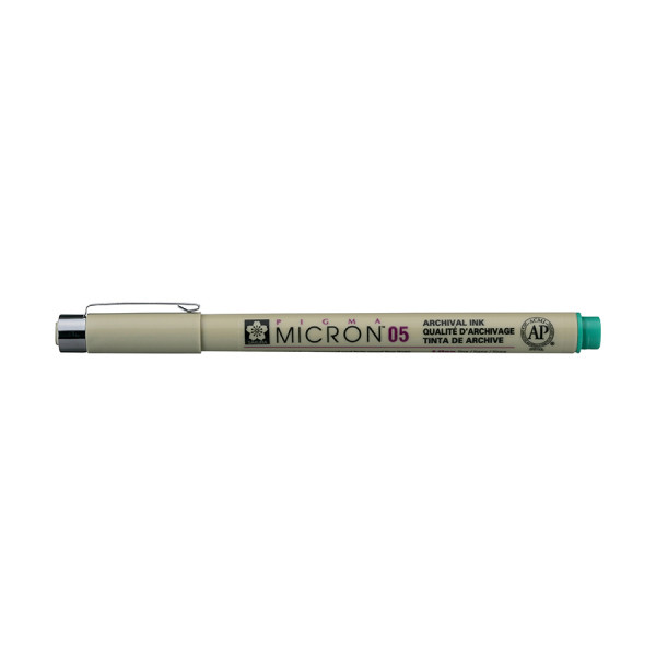 Feutre Pigma Micron 0.5 (0,45 mm) Vert