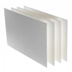 Carton plume 3 mm classique 50 x 65 cm lot de 4