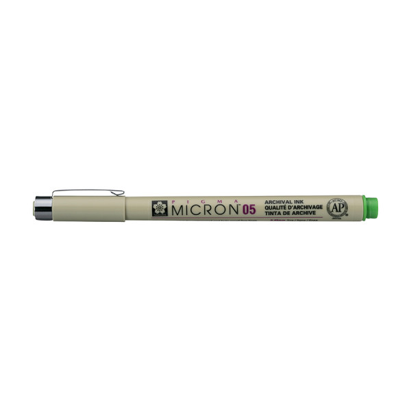 Feutre Pigma Micron 0.5 (0,45 mm) Vert citron