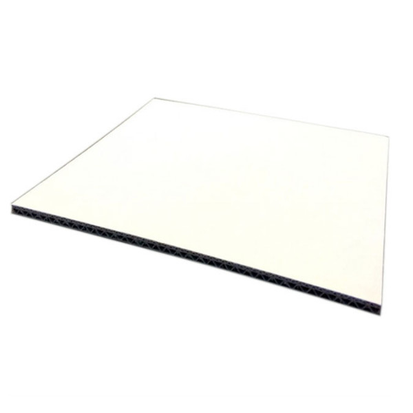 Carton double cannelure Blanc 4,5 mm 50 x 65 cm