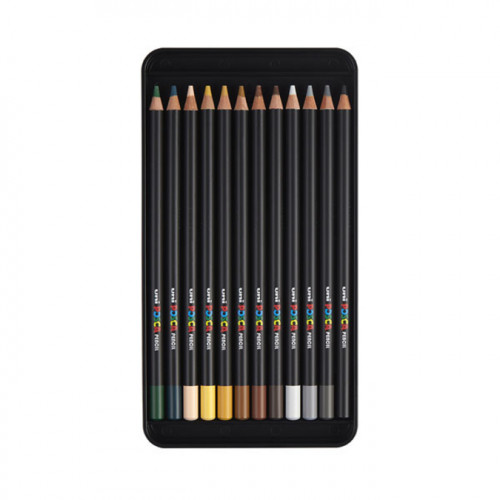 Crayon de couleur à la Cire & Huile Coffret 36 couleurs