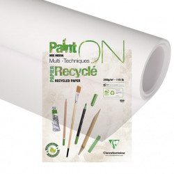 Rouleau de papier Paint'On Recyclé 250 g/m² 1,3 x 10 m