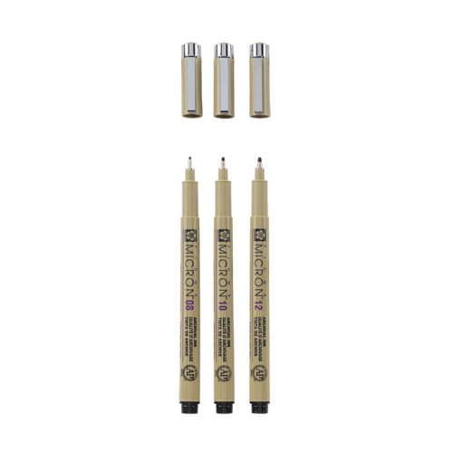 Feutre Pigma Micron Assortiment Large 3 pcs
