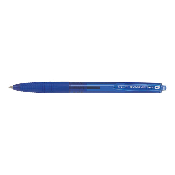 Stylo bille Super Grip G Rétractable Pointe fine - Bleu