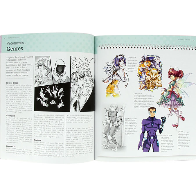 Livre Le dessin de manga : Un guide complet pour apprendre toutes les techniques