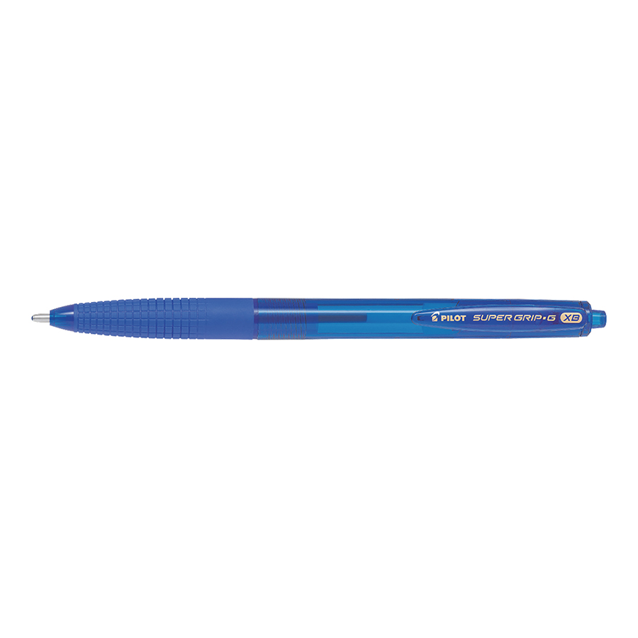 PILOT Stylo Bille Rétractable SUPER GRIP G Pointe Extra Large Bleu