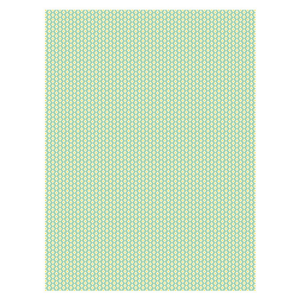 Papier Décopatch 734 Petits losanges jaune et vert