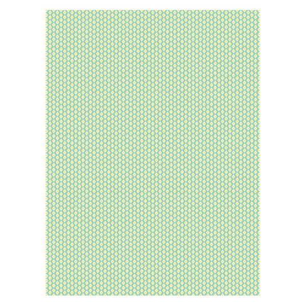 Papier Décopatch 734 Petits losanges jaune et vert