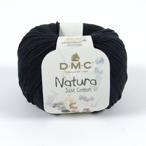 Pelote de Coton Natura Just Cotton 50 g N11 Noir