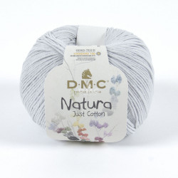 Pelote de Coton Natura Just Cotton 50 g N121 Gris silex