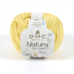 Pelote de Coton Natura Just Cotton 50 g N16 Jaune