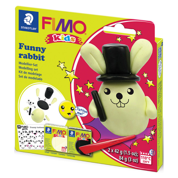 Pâte à modeler Kit thème Lapin funny