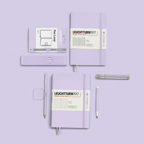 Carnet de notes page Blanche A5 Couverture rigide Smooth Colours Lilas