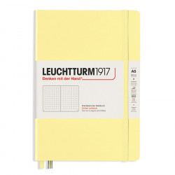 Carnet de notes page Pointillé A5 Couverture rigide Smooth Colours Vanille